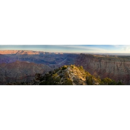 High angle view of Desert Point South Rim Grand Canyon Grand Canyon National Park Arizona USA Canvas Art - Panoramic Images (18 x (Best Views Of The Grand Canyon South Rim)