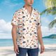 thumbnail image 3 of Balery South American Animals Camisas hawaianas de manga corta para hombre, camisas playeras de corte holgado, camisas de vacaciones con botones,Large, 3 of 7