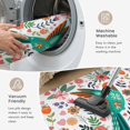 thumbnail image 5 of Hallway Runner Rug 2x6ft Birds Flowers Washable Runner Rug Non Slip Soft Non-Shedding Low-Profile Cartoon Sunny Colorful Botanical Floral Long Bathroom Floor Carpet Rugs for Kitchen Entryway Bedside, 5 of 8