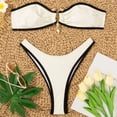 thumbnail image 4 of Ladies Swimsuit Print String Fashion Beach Bikini Swim Wear for Women Swimming Suits for Boys 13 Years Bathing Suits for Teen Girls Extra Small And Striped Swimsuit Women's Swim Shorts with Pockets, 4 of 6