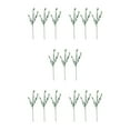 thumbnail image 3 of ZheElen 3pcs/set Wide Artificial Plant Versatile Décor Choice For Any Setting green 5Set, 3 of 6