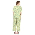 thumbnail image 4 of Inkmeso Printed Sleepwear Pajama Set For Women Short Sleeve Nightwear Soft Pj Lounge Sets, 4 of 7