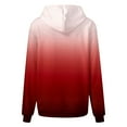 thumbnail image 3 of Sweatshirts with Designs for Women Plus Size Zip up Sweatshirt Women Plus Size Snap Button Collar Gradient Hoodies Pullover Sweatshirts Fall Long Sleeve Tops Shirts with Pocket Oversized Sweatshirts, 3 of 4