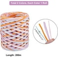 thumbnail image 5 of PandanHall Raffia Paper Ribbon 420 Yards Colored Matte Twine Raffia Ribbon Packing Paper Twine Paper String Raffia Ribbon for Florist Bouquets Wrapping Gift Box Packing Party Decor Mixed Color, 5 of 6