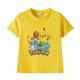 thumbnail image 3 of Pokemon ropa para niños figura de Anime Pikachu camiseta gráfica para niños 100% algodón verano manga corta niño niña regalo de cumpleaños, 3 of 5