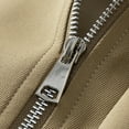 thumbnail image 4 of Tiweut Outdoor Jackets for Men Lightweight Sports Wear Stylish Zipper Versatile Everyday Wear Clothing Khaki,M, 4 of 8