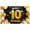 2A, variant on Happy 10th Birthday Banner with Gold Balloons Star Decors and Gift Boxes Party Backdrop Decoration for Birthday Parties Photography Props Celebrations Decorations