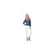 thumbnail image 3 of Aeropostale suéter de cable transparente para mujer, azul, pequeño, 3 of 3