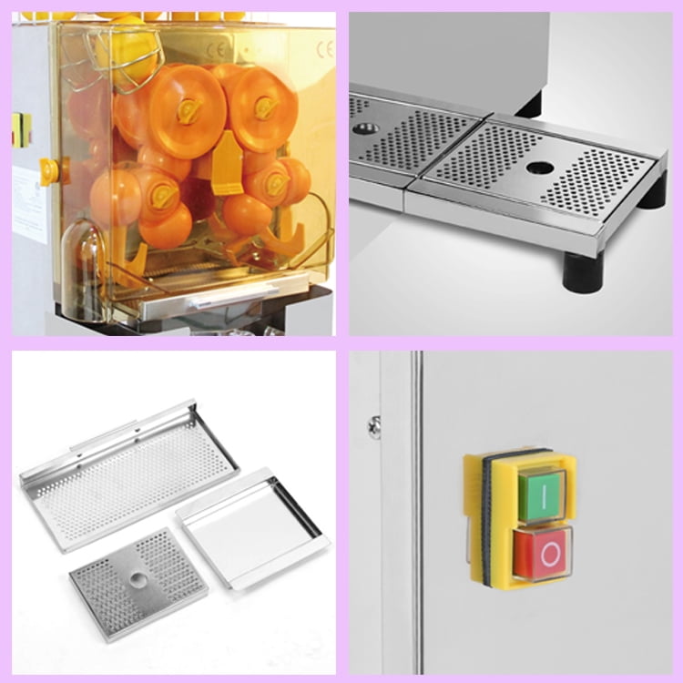 Kolice Commercial Automatic Orange Juicer Automatically Peeling Juice Beverage Machine Juice Dispenser Making Machine