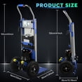 thumbnail image 2 of Vakiorn Electric Stair Climbing Hand Truck 900 LBS Capacity Heavy Duty Stair Climber with 3 Ropes for Furniture Logistics Warehouse Blue, 2 of 7