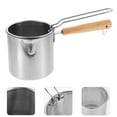 thumbnail image 1 of Minkissy 1 Set Stainless Steel Frying Basket For Home Cooking And Frying, 1 of 8