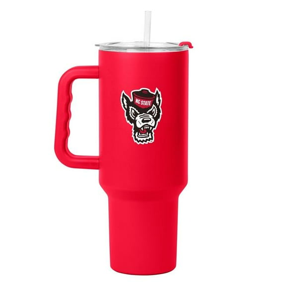 Logo Brands 186-S40PTC-34 NC State 40 oz Flipside Powder Coat Tumbler