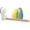 1 Pcs-Wood Stick, variant on ABCISI 1Pcs Suction Cup Bird Perch, Parrot Bird Wooden Aerial Stand Stick for Window/Mirror/Car/Shower, Portable Parakeet Grinding Stick Training Toys for Small and Medium Birds(Twist Grain)