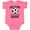 Hot Pink, variant on Inktastic Just a Girl Who Loves Soccer Girls Baby Bodysuit