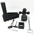 thumbnail image 4 of Garvee Adjustable Trailer Hitch w/Hook, Ball Hitch Drop Hitch Tri-Ball(1-7/8" x 2" x 2-5/16") Fits 2-Inch Receiver, 6-Inch Drop/Rise w/Anti-Theft Pin, 20,000 LBS GTW for Truck Trailer RV Camper, 4 of 6