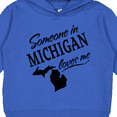 thumbnail image 3 of Inktastic Someone in Michigan Loves Me Toddler Hoodie, 3 of 4