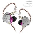 thumbnail image 4 of Sidaley KZ ZSN PRO Auriculares con cable de 3,5 mm con micrófono Tipo L Auriculares Auriculares de llamada de cable largo para teléfonos Cables de audio/vídeo Púrpura Normal, 4 of 6