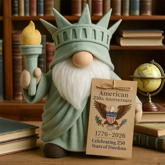 Statue of Liberty Miniature Doll - 6" Detailed Resin Collectible Figure for Home Decor, NYC Souvenirs & Patriotic Displays
