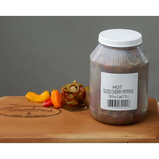 (Price/Case)Gambinos 075423662166 Hot Sliced Cherry Pepper 1-2 Each