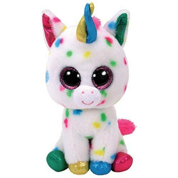 TY Beanie Boos - HARMONIE the Unicorn (Glitter Eyes) (Medium Size - 9 in