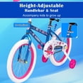 thumbnail image 4 of HONGGE Kids Bike, 18" Wheels, Ages 4+, Training Wheels, Blue, 4 of 8