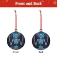 thumbnail image 2 of KLL Space Skeleton Meditation Pattern Acrylic Christmas Ornaments,1 PCS Xmas Tree Decor with Ribbon 3" Christmas Décor Christmas Pendant for Hanging on Tree & Party Favors-Round Shape, 2 of 7