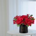 thumbnail image 4 of Artificial s False in Vase Decorative with Pot garden and Table Party Decor - Red, 4 of 7