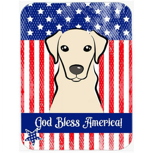 Carolines Treasures BB2152LCB Yellow Labrador Glass Cutting Board- Large