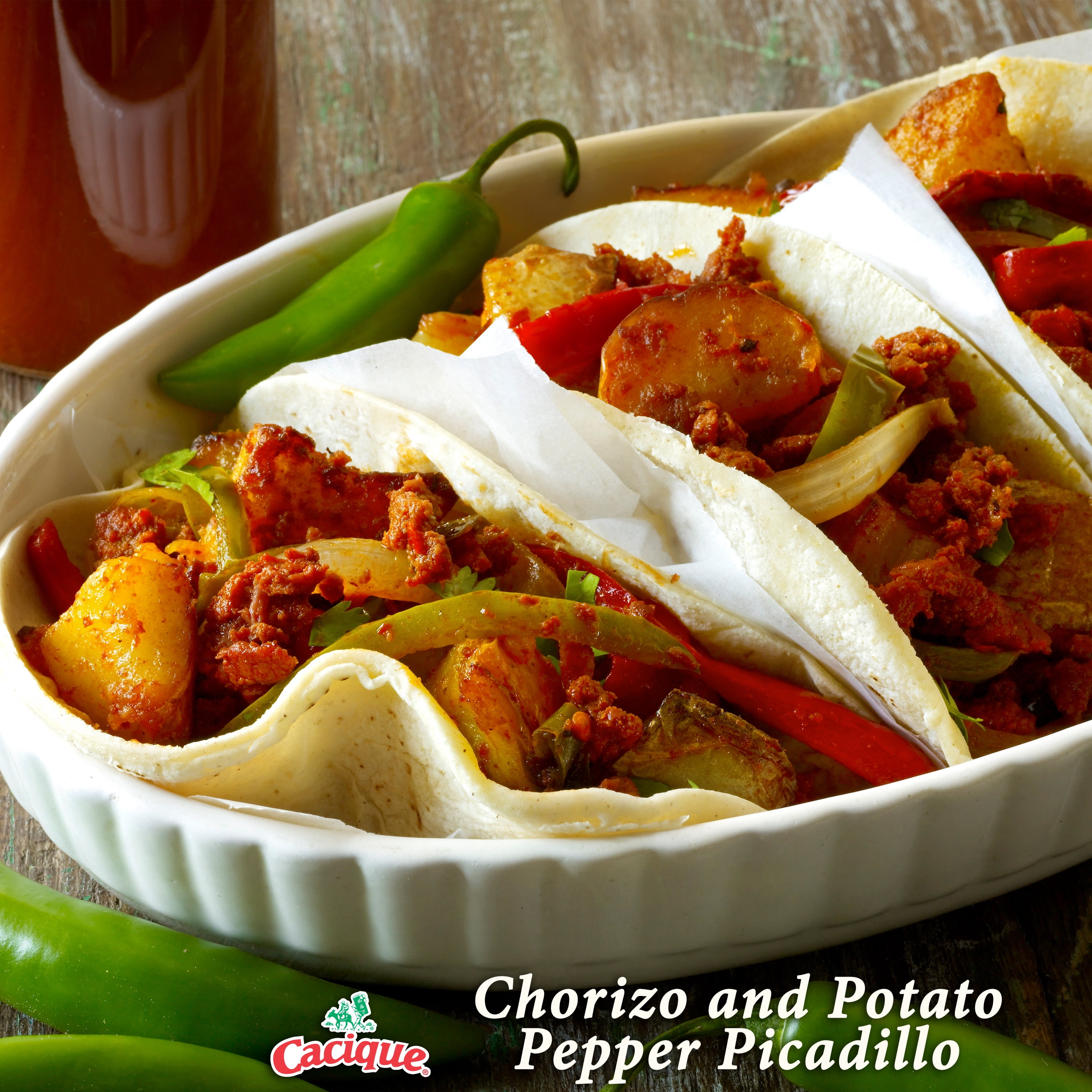 Cacique Vegetarian Soy Chorizo, 9 oz (Refrigerated)
