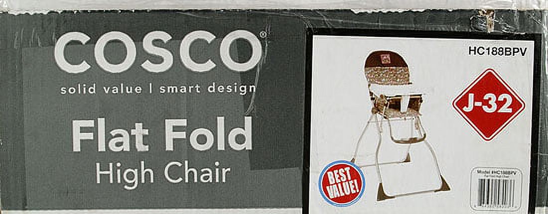 Cosco Kids Flat Fold High Chair, Bird on a Wire