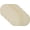 Beige, variant on Set of 6 Waffle Weave Placemats Non Slip Oval Place Mats, Red