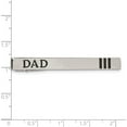 thumbnail image 4 of Stainless Steel Polished Enameled Dad Tie Bar (50 X 6) Made In China srt110, 4 of 5
