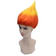 thumbnail image 4 of RightOn Orange Wig Flame Wig for Women Fire Wig Men Cosplay or Daily Use Wig, 4 of 5