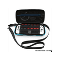 thumbnail image 3 of CASEMATIX NS-10S Heavy Duty Hard Shell Carrying Case Designed Compatible with Nintendo Switch and Accessories - Blue/Grey, 3 of 3