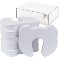 thumbnail image 1 of Protectores de dedos de espuma, paquete de 6, para bloquear puertas de 1 a 2 pulgadas, evita que las puertas se cierren de golpe, protector de seguridad para puertas para niños, protector de dedos pa, 1 of 5