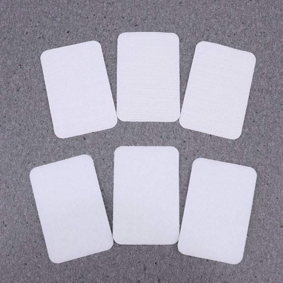 HEATSHAKING 30PCS White Anti Skid Carpet Stops Rug Fixation Stickers for Homeowners on Hardwood Floors