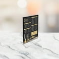thumbnail image 4 of Top Loading Clear Acrylic T-Frame Sign Holder 4" Wide x 6'' High-Vertical, 10-Pack, 4 of 6