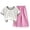 a5-Hot Pink, variant on KPOPLK Baby Girl Summer Clothes Toddler Infant Outfit Short Sleeve Letter T Shirt Tops and Stretch Shorts Clothing Set Size 9-10 Years,Black