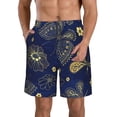 thumbnail image 1 of Fotbe Vintage Golden Butterfly Trajes de Baño Estampados para Hombre, Shorts de Verano de Secado Rápido, Ropa de Playa, Bañadores-X-Large, 1 of 6
