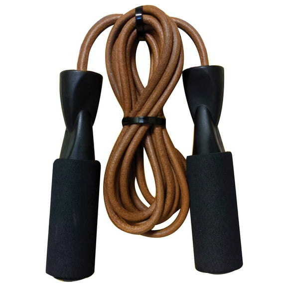 GoFit 9-ft. Leather Jump Rope with Foam-Padded Handles, GF-LR