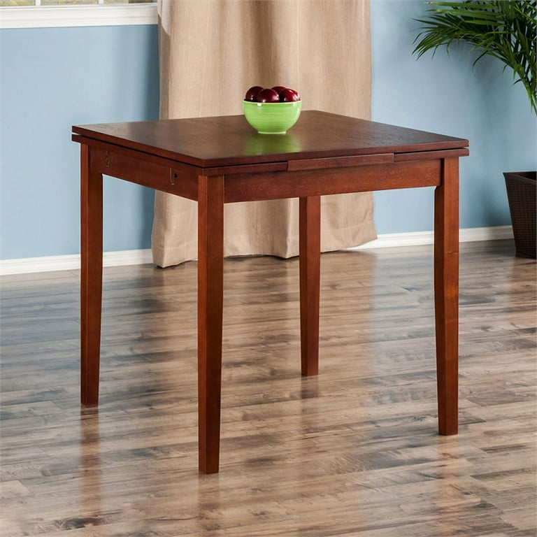 Pulman Extension Table, Winsome Wood, Drop Leaf, Walnut Finish