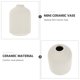 thumbnail image 4 of Soporte decorativo para arreglos florales, jarrón de cerámica simple, mini jarrón decorativo, 4 of 6