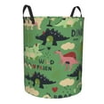 thumbnail image 2 of Haiem Cute Dinosaurs Laundry Basket, Laundry Hamper, Collapsible Laundry Baskets, Dirty Clothes Hamper, Waterproof with Handles for College Dorm, Family-Medium, 2 of 8