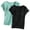 Black, variant on Jamicy Cooling Pajamas for Women 2pc Built-In Bra T-Shirt for Womens Padded Active Tops Short Sleeves Blouses Soft Pajama Casual Shirts for Workout Yoga