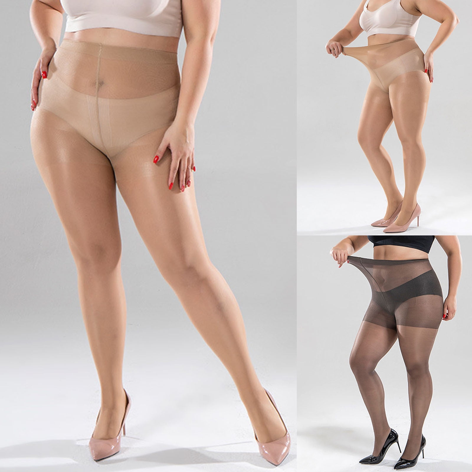 Light support pantyhose plus size deals