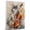 Alaskan Klee Kai, variant on Canaan Dog Stretched Canvas Size 8x12 – Cello Theme Dog Art for Wall, Canaan Dog Playing Cello Wall Art, Dog Lover Canvas Decor