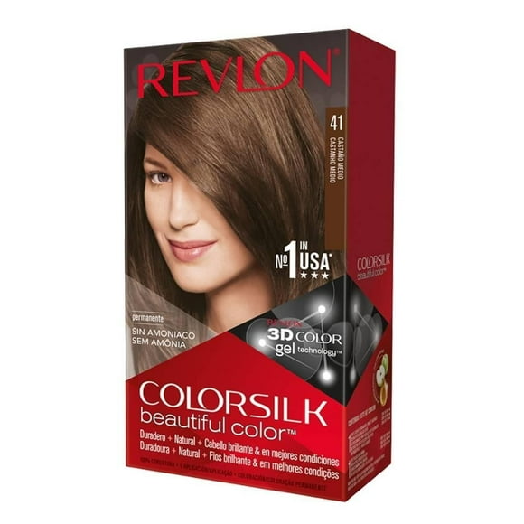 Tinte para cabello Revlon Beautiful Color 41 castaño medio
