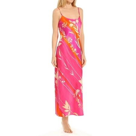 Women's Natori Sleepwear X73080 Izabella Printed Charmeuse Gown (Izabella Multi S)