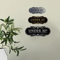 thumbnail image 4 of Designer Under 30? Please Have Your ID Ready Sign (Black / Silver) - Small, 4 of 5