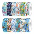 thumbnail image 4 of Ocean Theme Washi Tape Set for Craft - 12 Rolls Adhesive Journal Stickers, 4 of 5